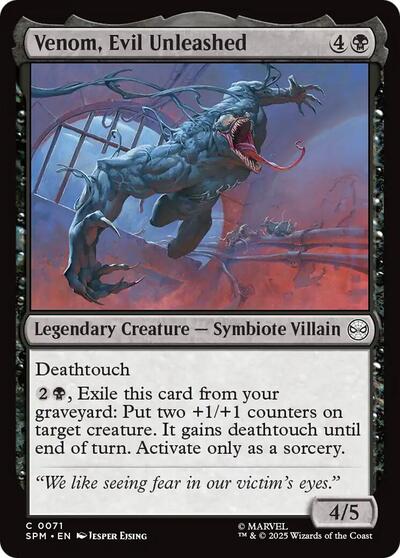 Venom, Evil Unleashed (Marvel's Spider-Man) Light Play