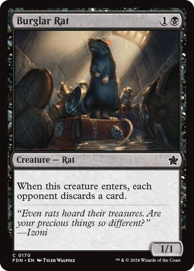 Burglar Rat (Foundations) Medium Play Foil