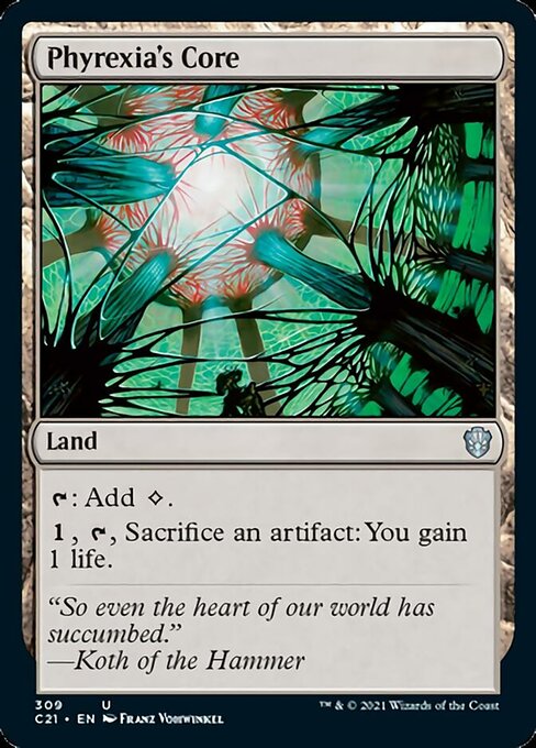 Phyrexia's Core (Commander 2021 Strixhaven) Light Play