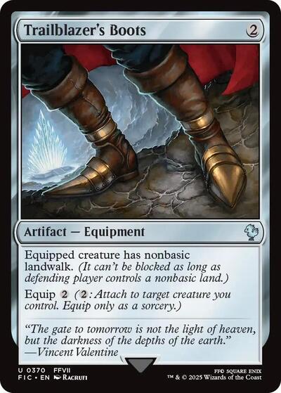 Trailblazer's Boots (Surge Foil) (Commander: FINAL FANTASY) Near Mint Foil