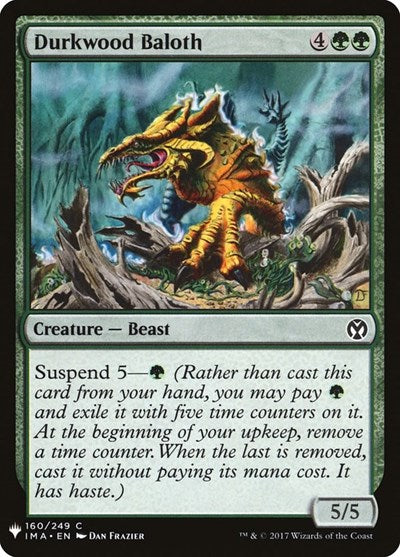 Durkwood Baloth (Mystery Booster) Light Play
