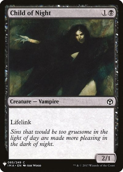 Child of Night (Mystery Booster) Light Play