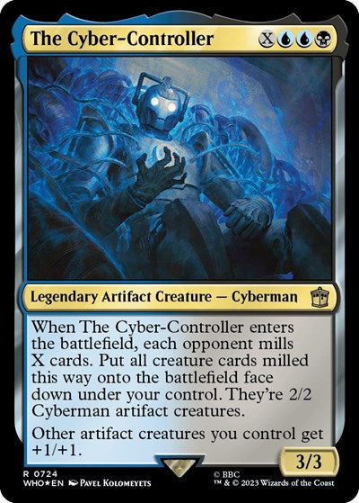 The Cyber-Controller (Surge Foil) (Universes Beyond: Doctor Who) Near Mint Foil