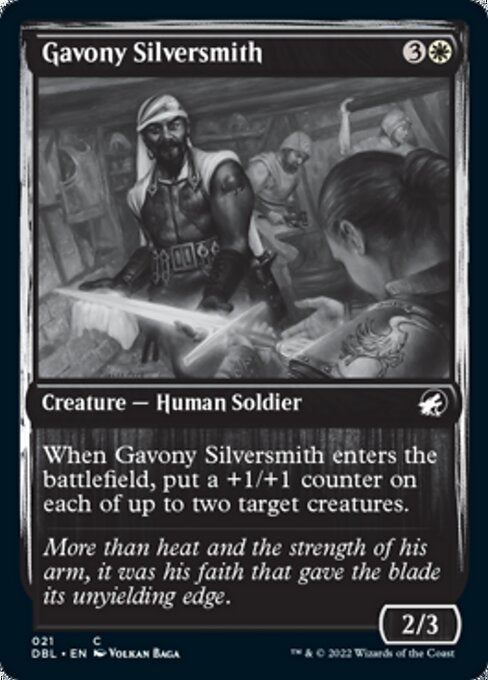 Gavony Silversmith (Innistrad: Double Feature) Light Play Foil