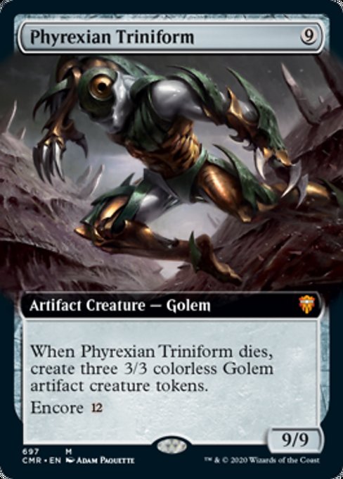 Phyrexian Triniform Extended Art|0|0|0.00