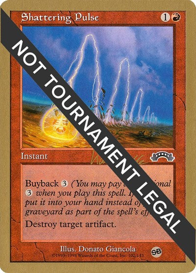 Shattering Pulse - 1999 Mark Le Pine (EXO) (SB) (World Championship Decks) Light Play