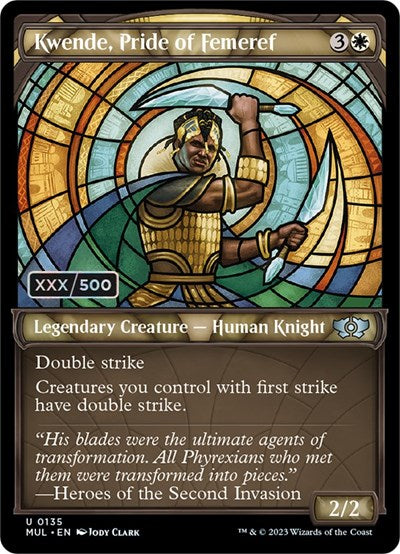 Kwende, Pride of Femeref (Serialized) (March of the Machine: Multiverse Legends) Near Mint Foil