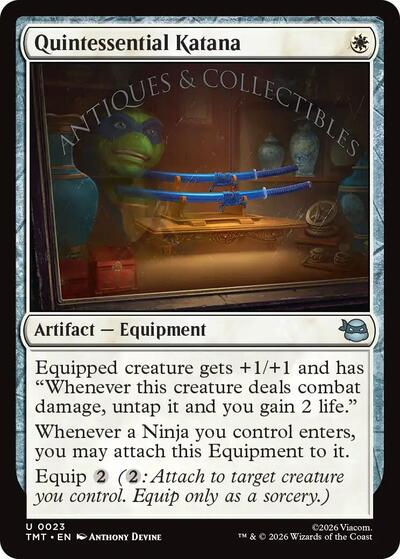 Quintessential Katana (Teenage Mutant Ninja Turtles) Near Mint