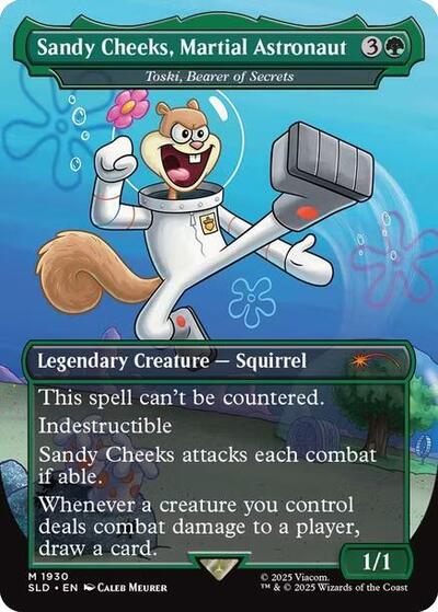 Sandy Cheeks Martial Astronaut Toski Bearer of Secrets|1|0|0.00