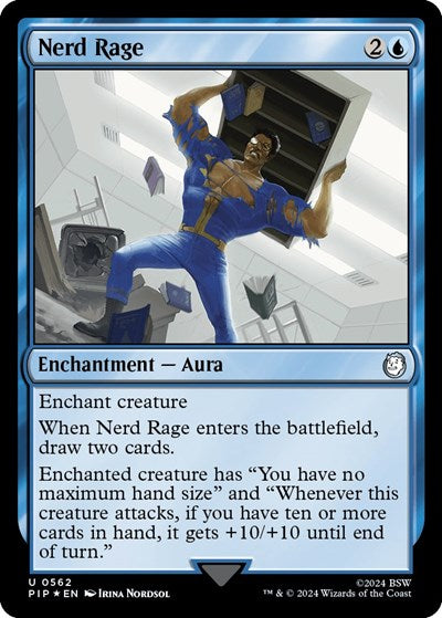 Nerd Rage (Surge Foil) (Universes Beyond: Fallout) Near Mint Foil