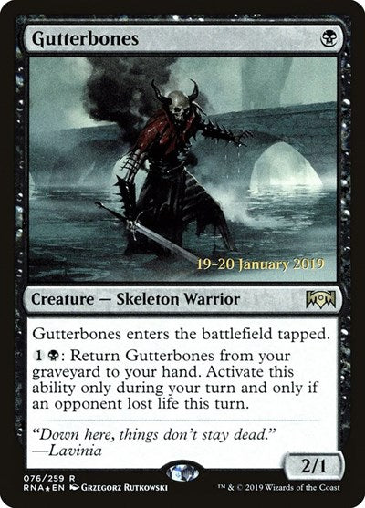 Gutterbones (Promos: Prerelease Cards) Near Mint Foil