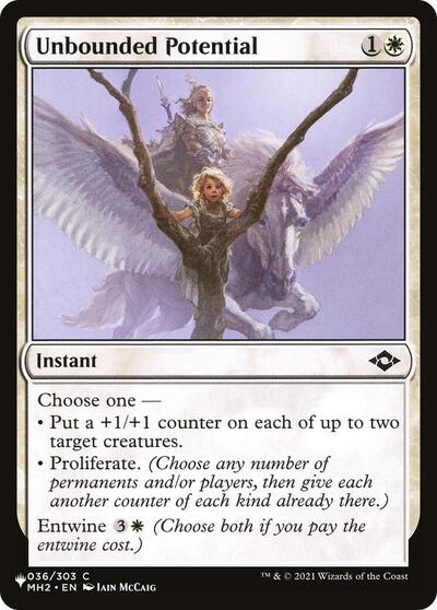 Unbounded Potential (The List) Near Mint