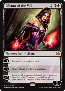 Liliana of the Veil (Modern Masters 2017) Medium Play Foil