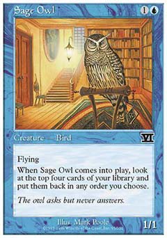 Sage Owl (Classic 6th Edition) Medium Play