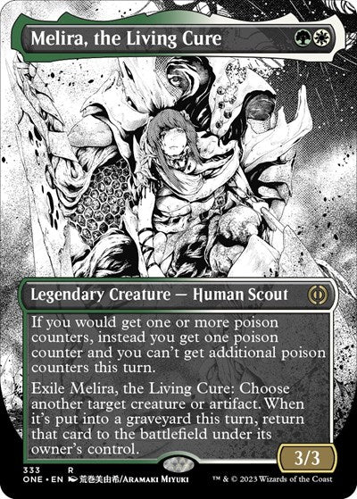 Melira, the Living Cure (Borderless) (Phyrexia: All Will Be One) Near Mint Foil