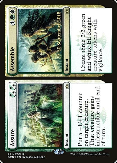 Assure // Assemble (Promos: Prerelease Cards) Light Play Foil