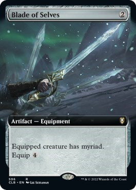 Blade of Selves (Extended Art) (Commander Legends: Battle for Baldur's Gate) Light Play