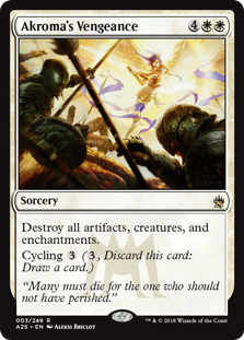 Akroma's Vengeance (Masters 25) Light Play Foil