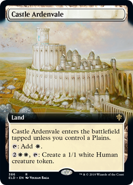Castle Ardenvale (Extended Art) (Throne of Eldraine) Light Play