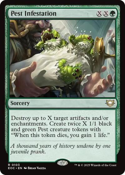 Pest Infestation (Commander: Edge of Eternities) Medium Play