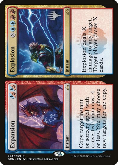 Expansion // Explosion (Promo Pack: Throne of Eldraine) Light Play Foil