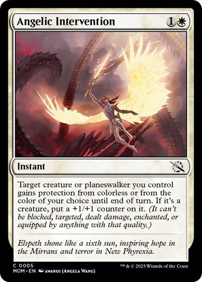 Angelic Intervention (March of the Machine) Medium Play Foil