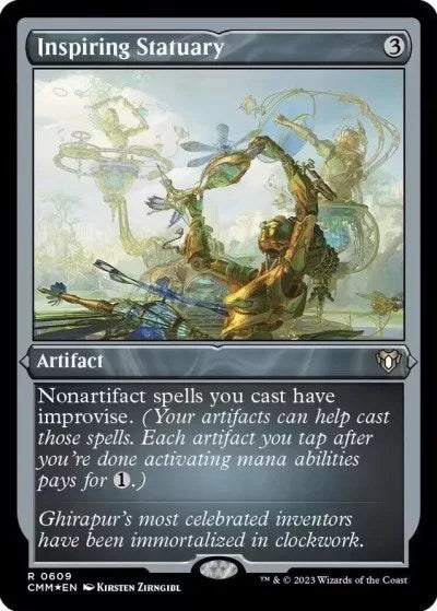 Inspiring Statuary (Foil Etched) (Commander Masters) Near Mint Foil