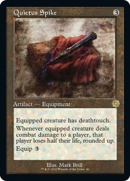 Quietus Spike (The Brothers' War: Retro Frame Artifacts) Light Play Foil