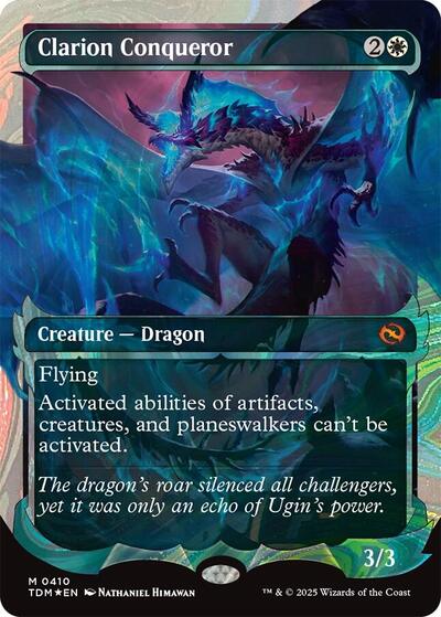 Clarion Conqueror (Showcase) (Halo Foil) (Tarkir: Dragonstorm) Near Mint Foil