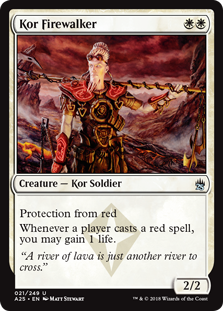 Kor Firewalker (Masters 25) Light Play