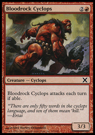 Bloodrock Cyclops (10th Edition) Medium Play