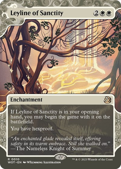 Leyline of Sanctity (Wilds of Eldraine: Enchanting Tales) Medium Play
