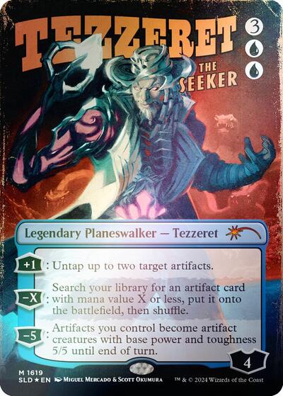 Tezzeret the Seeker (1619) (Rainbow Foil) (Secret Lair) Near Mint Foil
