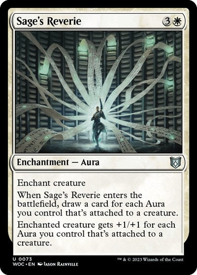 Sage's Reverie (Commander: Wilds of Eldraine) Light Play