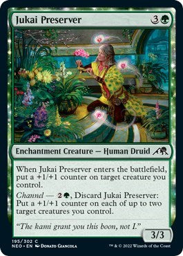 Jukai Preserver (Kamigawa: Neon Dynasty) Light Play Foil
