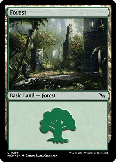 Forest (0286) (Murders at Karlov Manor) Light Play Foil