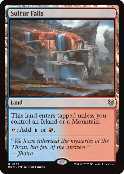 Sulfur Falls (Commander: Aetherdrift) Near Mint