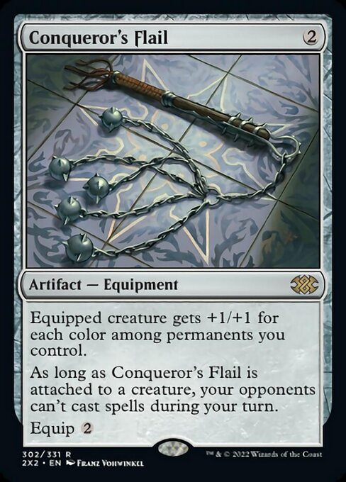 Conqueror's Flail (Double Masters 2022) Light Play