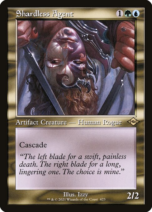 Shardless Agent (Retro Frame) (Foil Etched) (Modern Horizons 2) Medium Play Foil