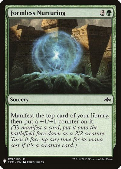 Formless Nurturing (Mystery Booster) Near Mint