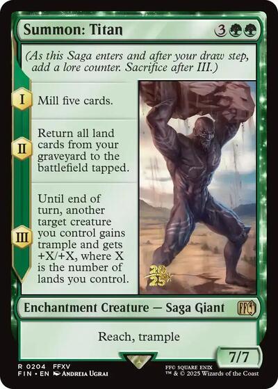 Summon: Titan (Promos: Prerelease Cards) Near Mint Foil