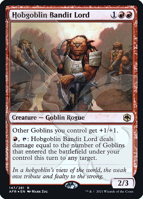 Hobgoblin Bandit Lord (AFR Ampersand Promos) Near Mint Foil