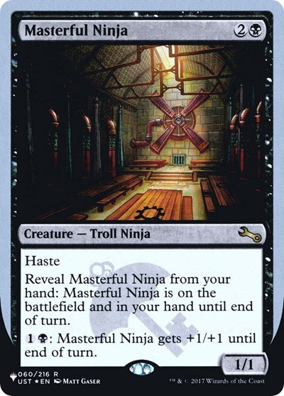 Masterful Ninja|2|0|0.00