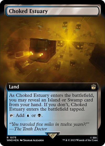 Choked Estuary (Extended Art) (Surge Foil) (Universes Beyond: Doctor Who) Medium Play Foil