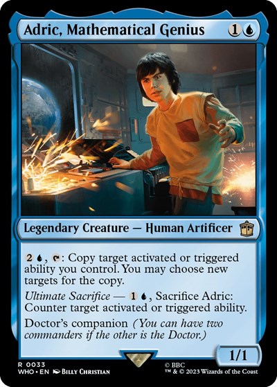 Adric, Mathematical Genius (Universes Beyond: Doctor Who) Near Mint Foil