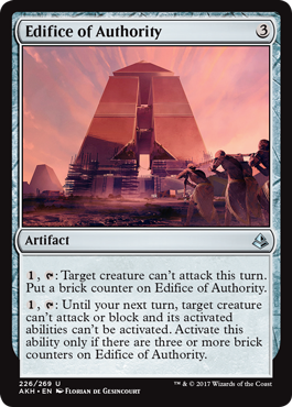 Edifice of Authority (Amonkhet) Near Mint Foil