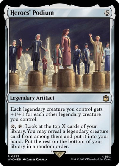 Heroes' Podium (Surge Foil) (Universes Beyond: Doctor Who) Near Mint Foil