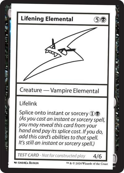 Lifening Elemental (Mystery Booster 2 Playtest Cards) Near Mint