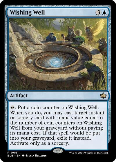 Wishing Well (Bloomburrow) Light Play Foil