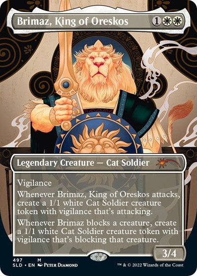 Brimaz, King of Oreskos (Secret Lair) Light Play Foil